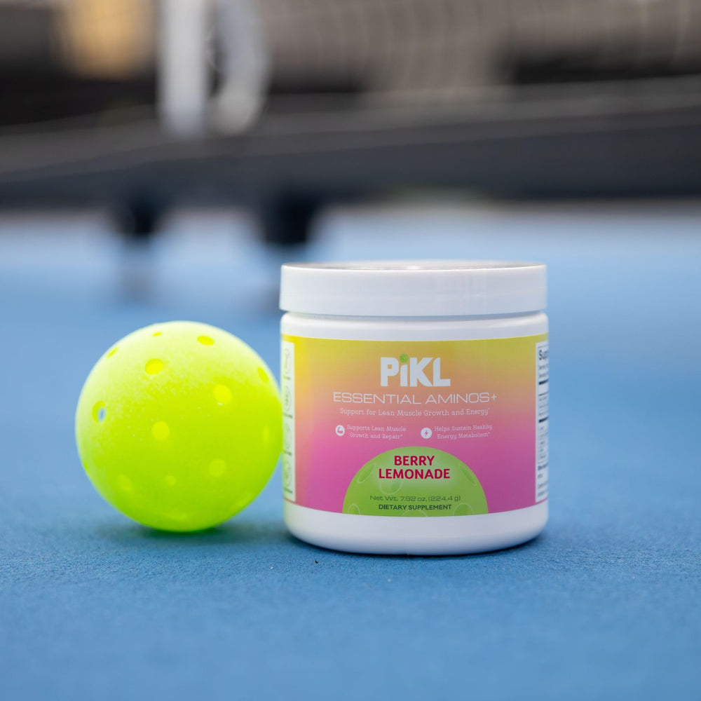 PiKL Essential Aminos+ label notes vegan non-GMO gluten-free attributes