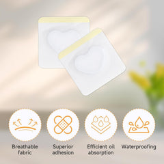 Pilviset castor oil pack wrap self-adhesive patch adheres smoothly.
