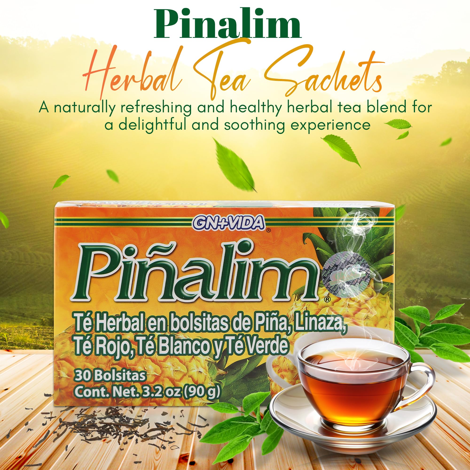 PIÑALIM tea steeping for five minutes delivers a comforting cup.