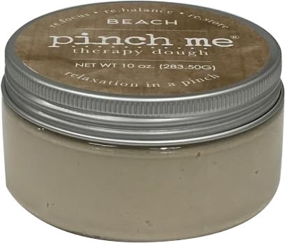 Pinch Me Therapy Dough Beach hands kneading to support hand exercise and stress relief.