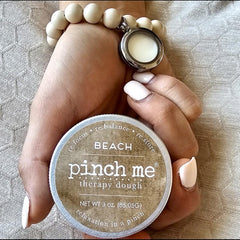 Pinch Me Therapy Dough being squeezed to refocus and relax.