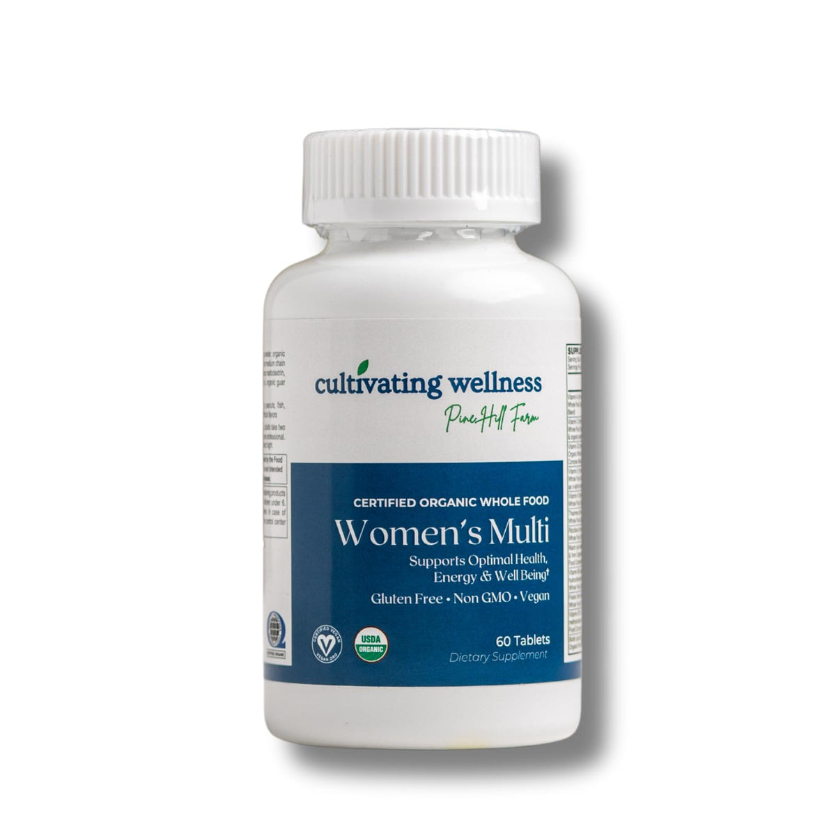 Pine Hill Farm Organic Women’s Multi bottle front for daily nutrition
