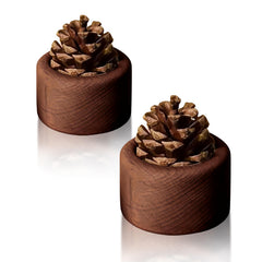 Pinecone Passive Diffuser on a desk delivers subtle aroma without electricity.