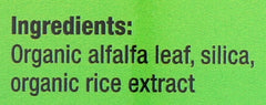 Pines Alfalfa Non-GMO Project label indicating verified quality.