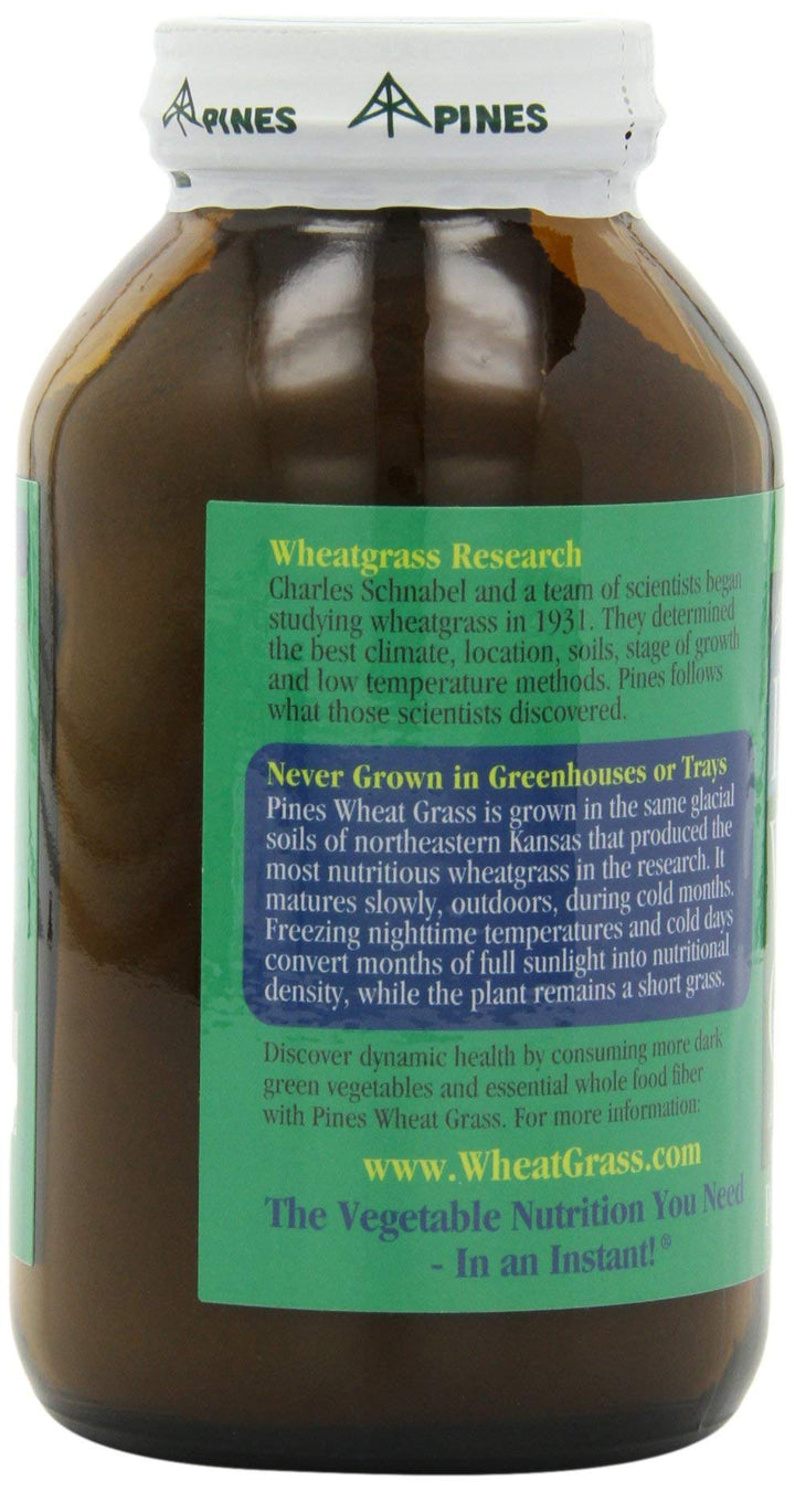 Pines Wheat Grass Powder dissolves easily in water for quick hydration.