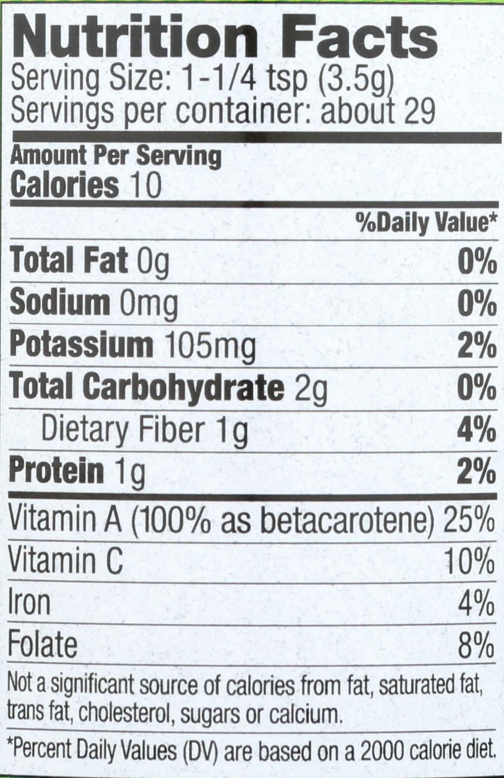 Pines Wheat Grass Powder jar with gluten free and non-GMO labeling