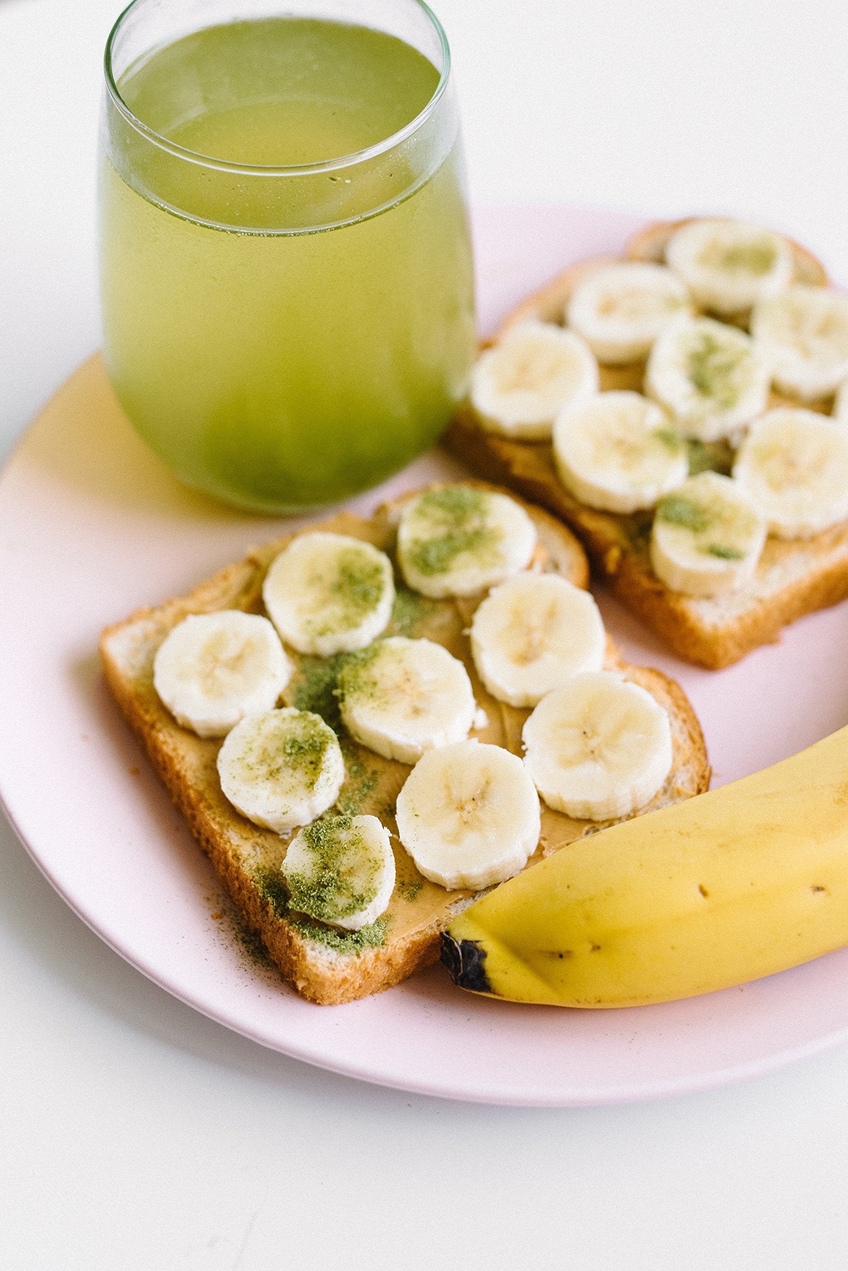 Pines Wheat Grass Powder added to a juice drink for a quick greens boost