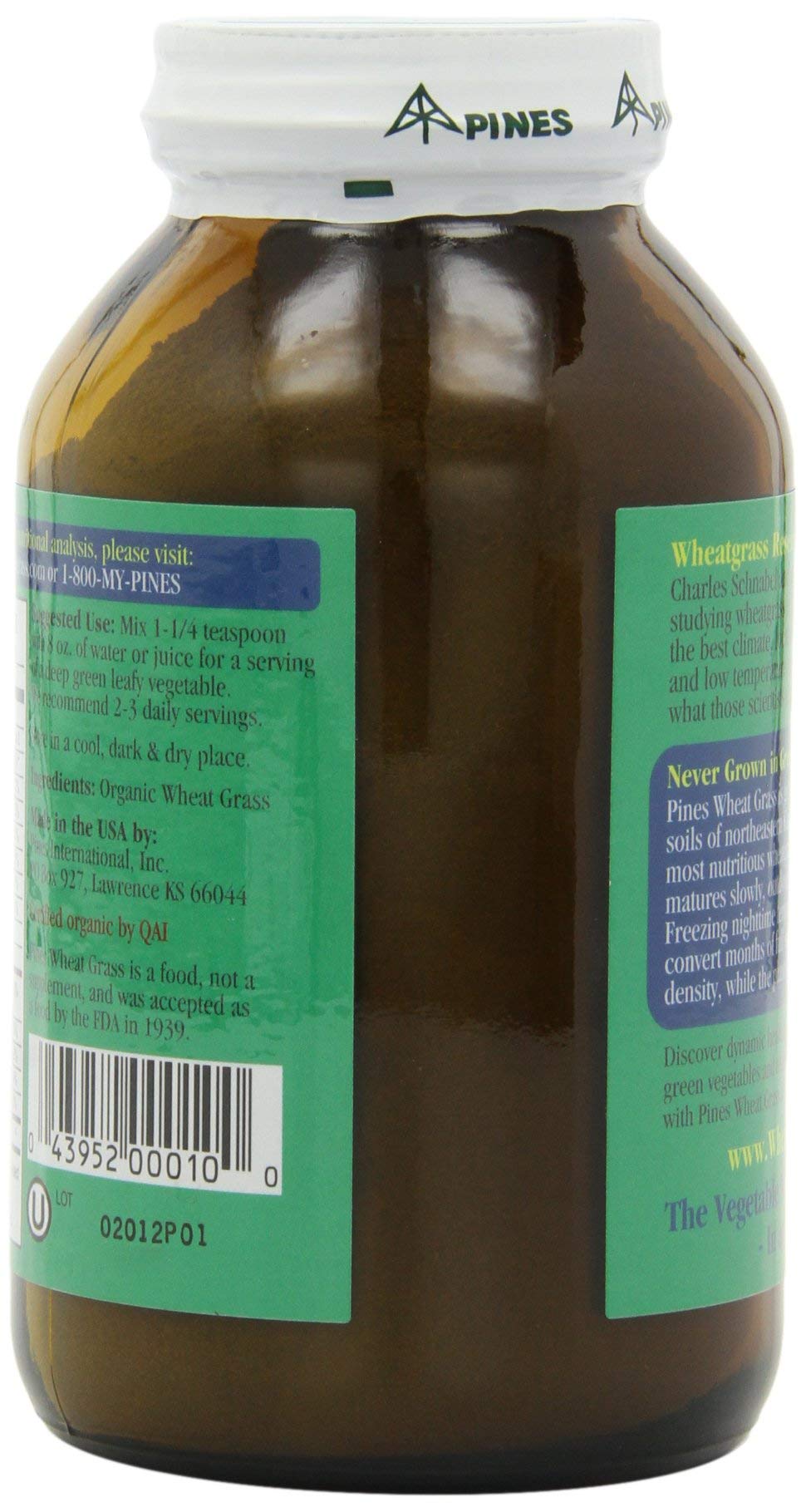 Smoothie made with Pines Wheat Grass Powder for a vibrant greens lift.