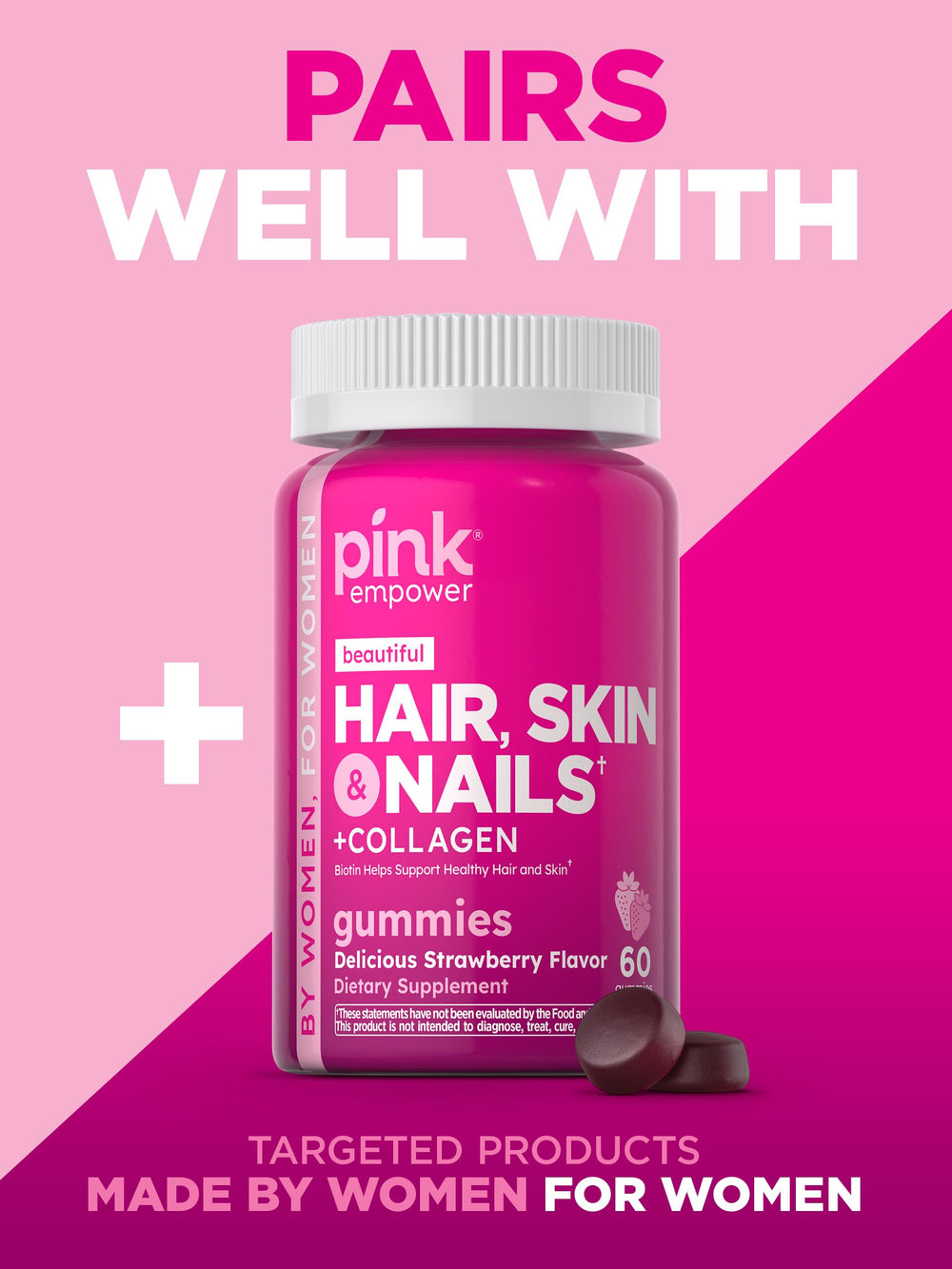PINK Prenatal Vitamins ingredients featuring DHA and Folic Acid on label