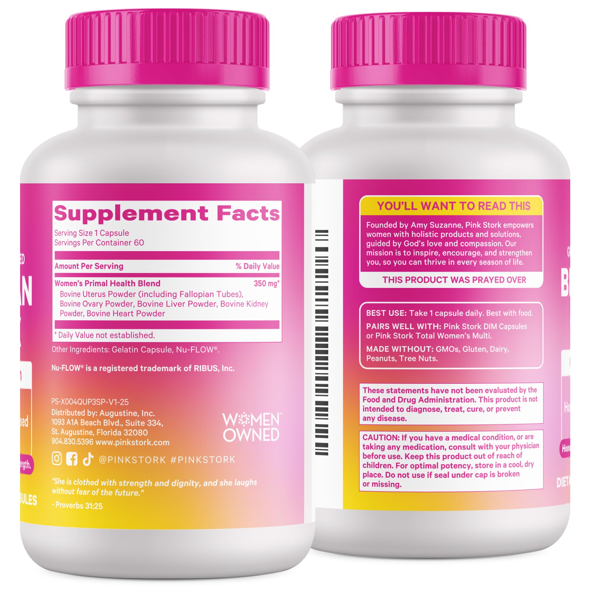 Easy-to-swallow capsules you can take with meals.