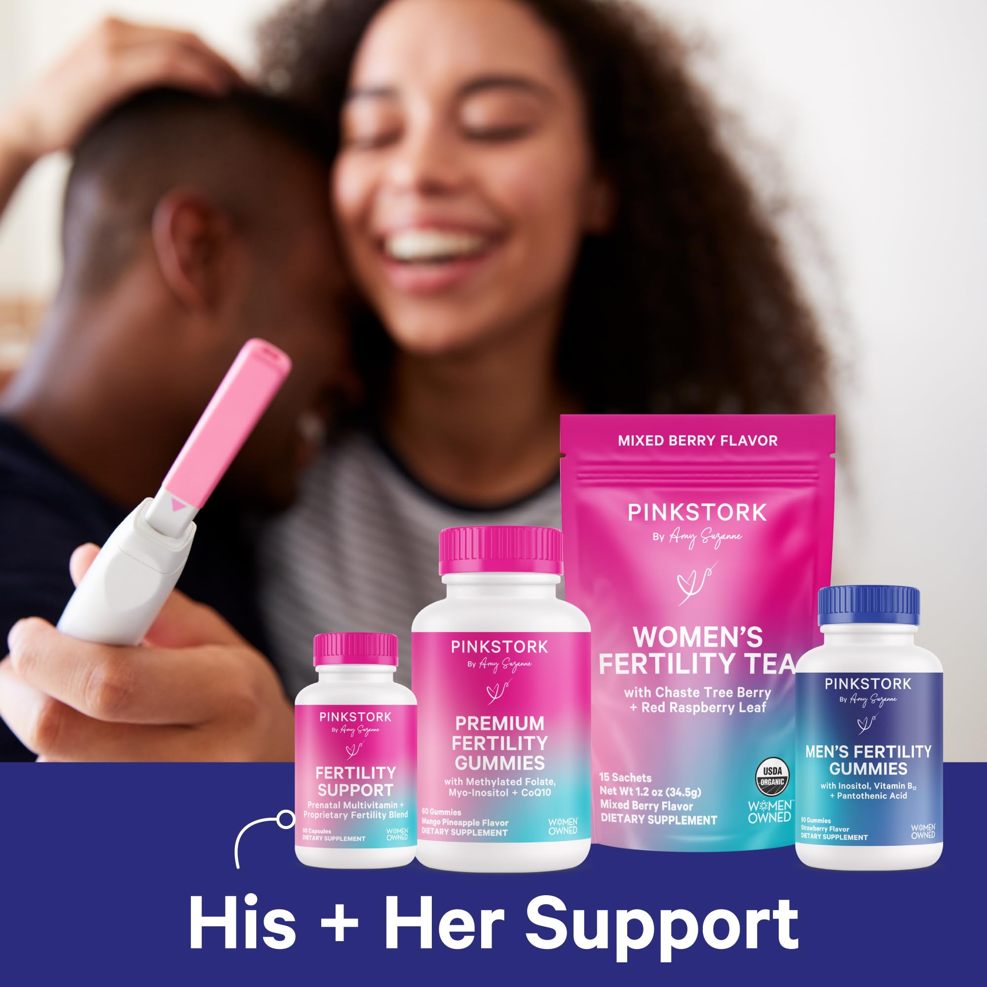 Pink Stork BlueStork zinc and folate illustrate essential micronutrients.