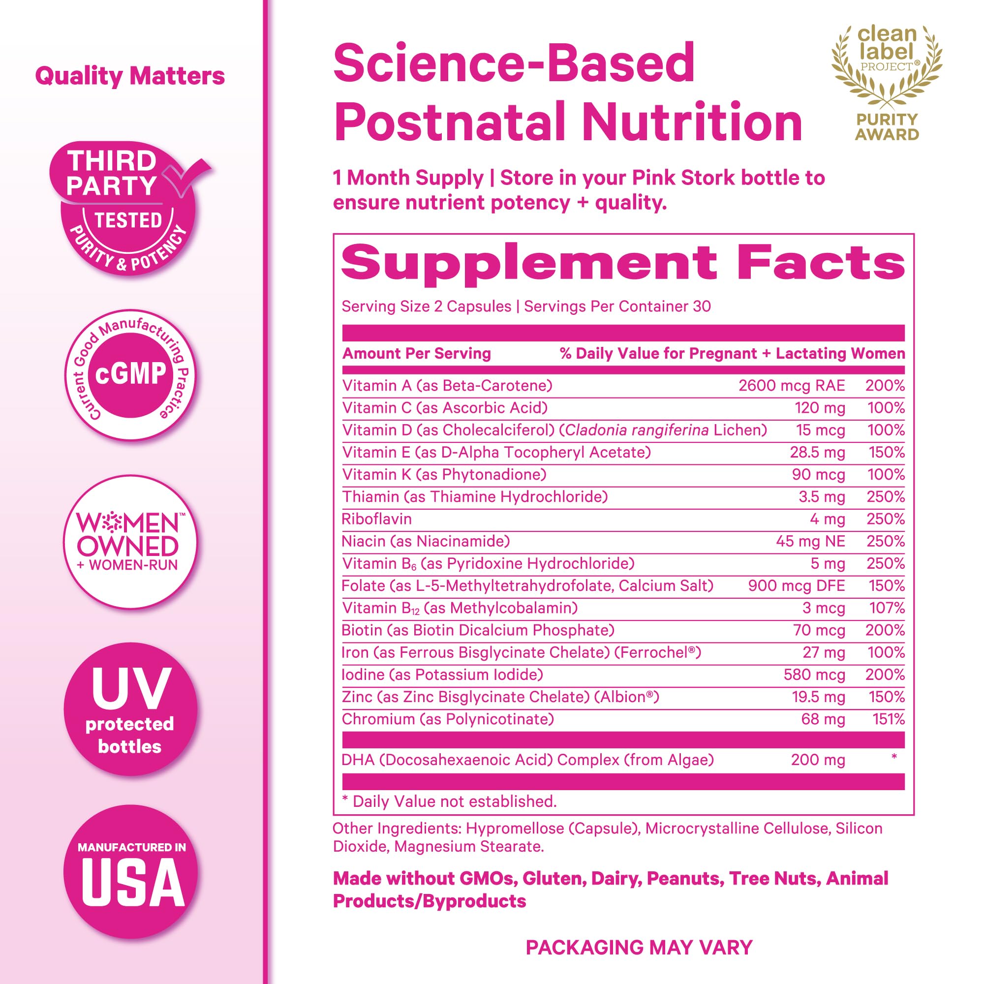 Pink Stork ScentCert heart-shaped insert with berry aroma.