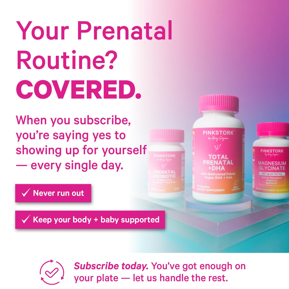 Pink Stork Total Prenatal packaging front image