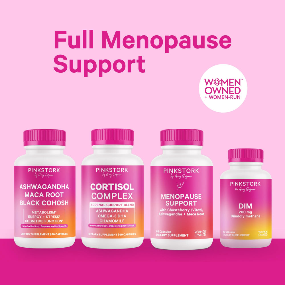 Pink Stork Vitex capsules shot demonstrates simple daily use