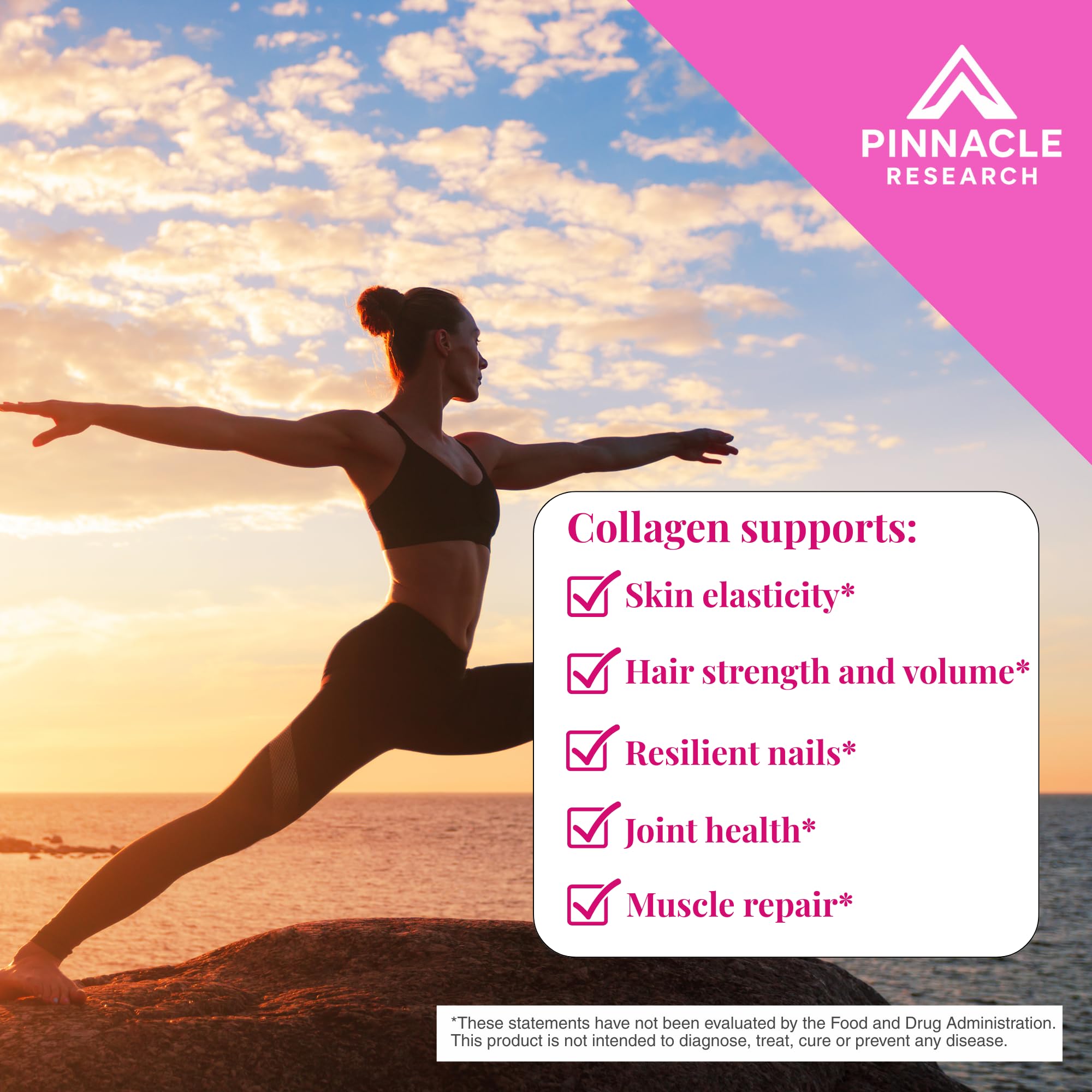 Pinnacle Research unflavored powder mix shows clean formula with no fillers.
