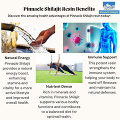 Pinnacle Shilajit resin supports cognitive clarity during tasks.