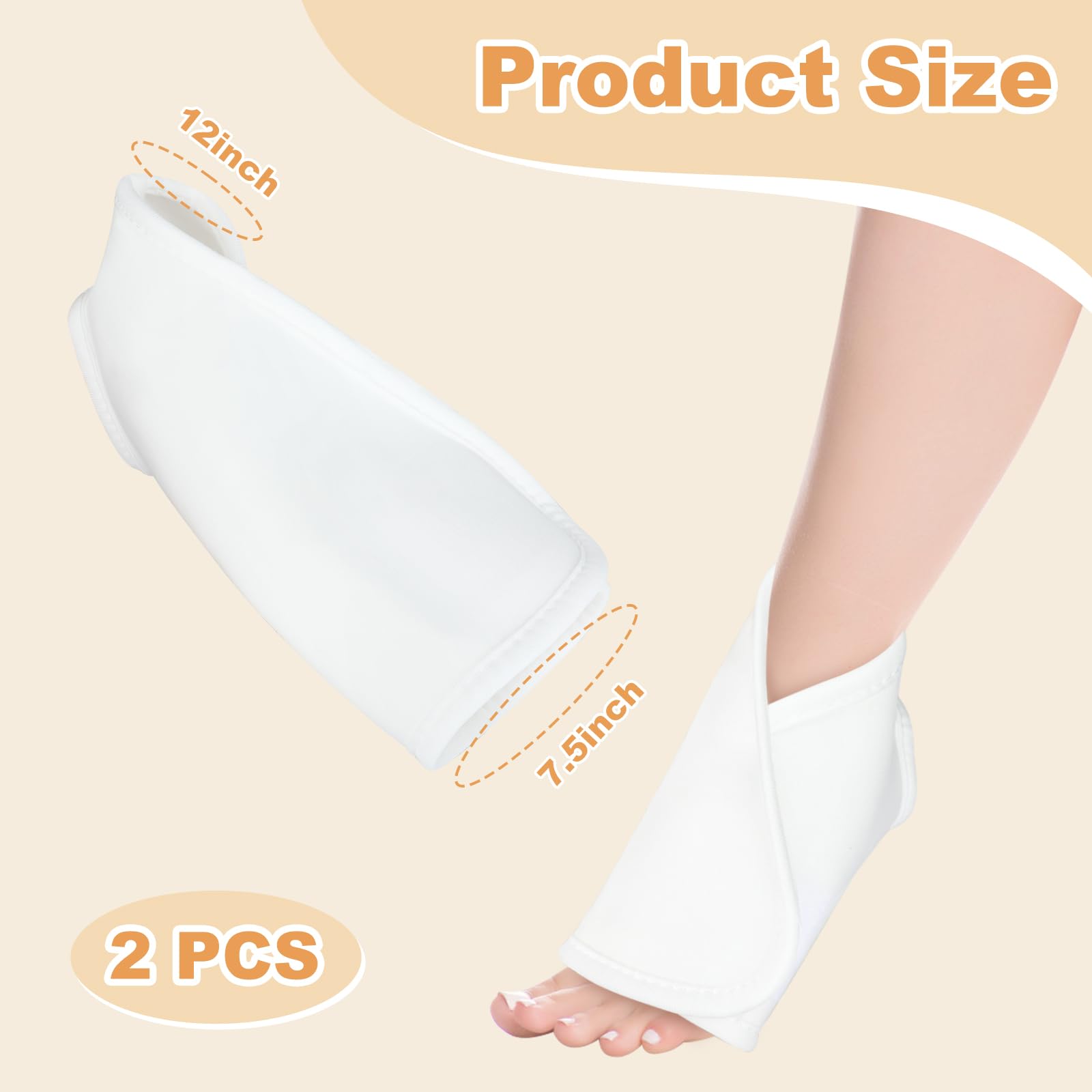 Pinsit ankle wrap inner soft cotton layer for comfortable wear.