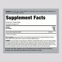 Piping Rock AAKG capsules closeup for daily supplement routine