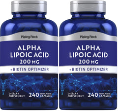Piping Rock Alpha Lipoic Acid bottle for daily wellness routine