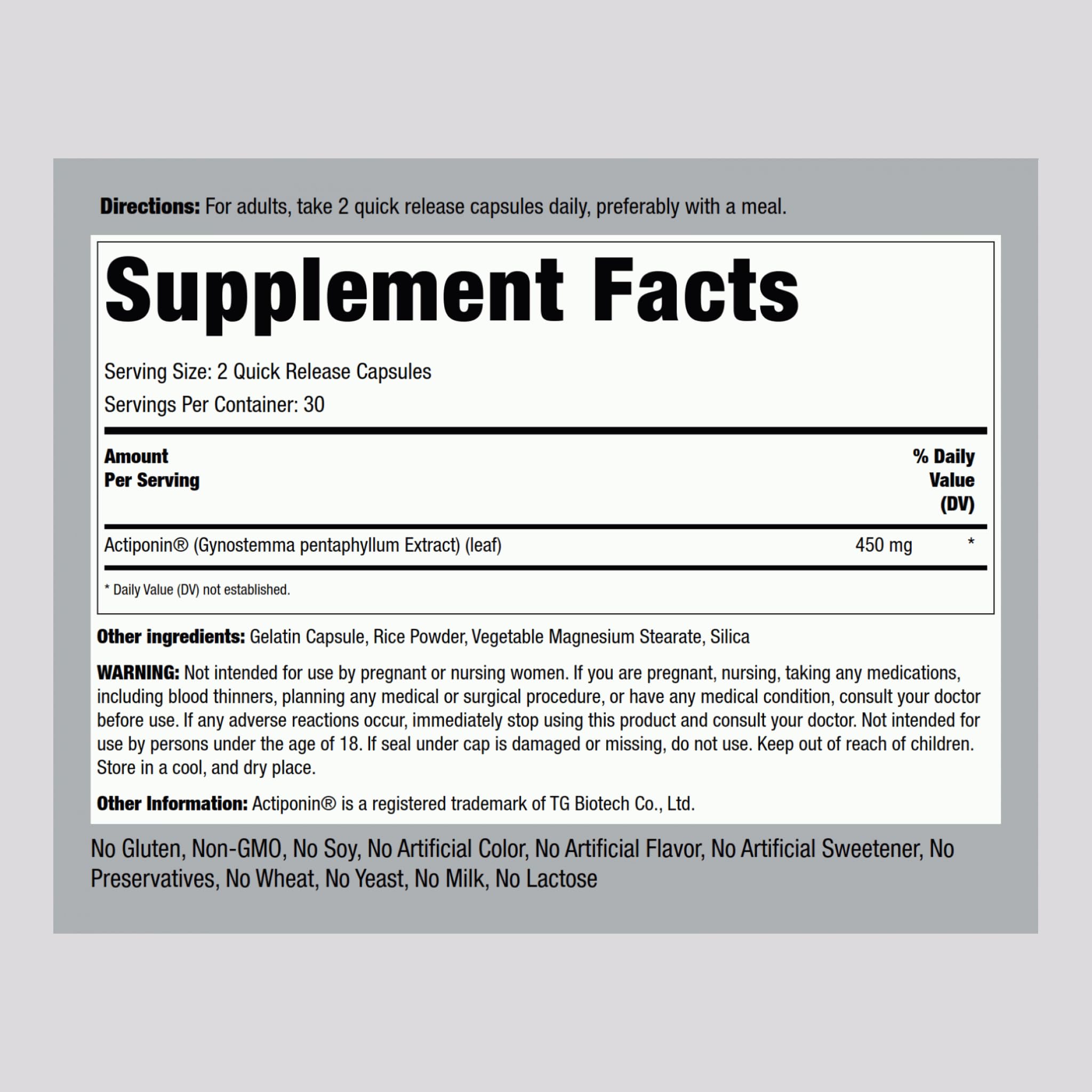 Close-up of Piping Rock AMPK capsules highlighting quick-release formula.