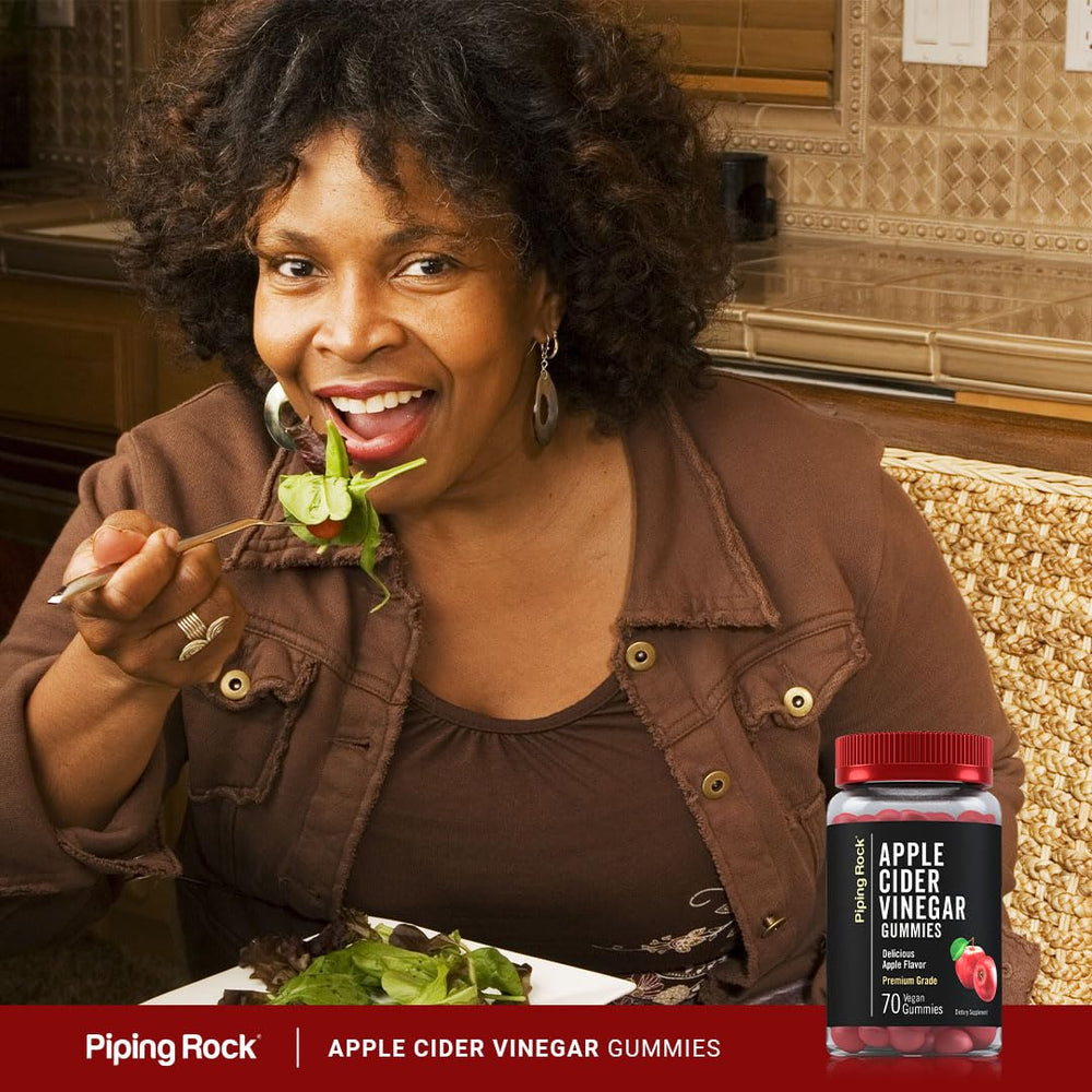 Piping Rock Apple Cider Vinegar Gummies vegan gluten-free icon, suitable for gluten-free diets