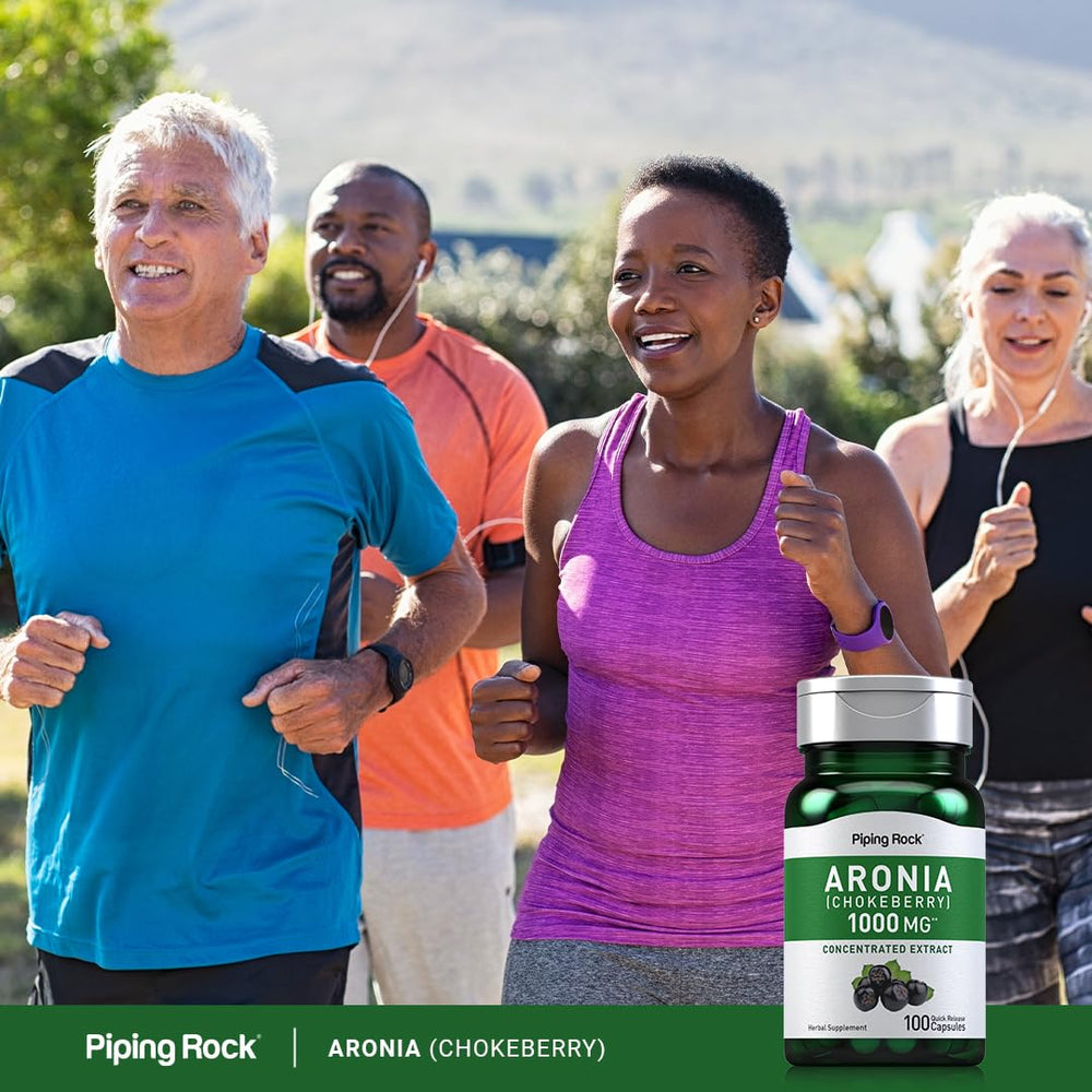 Piping Rock Aronia Berry Capsules nutrition facts highlights trusted ingredients.