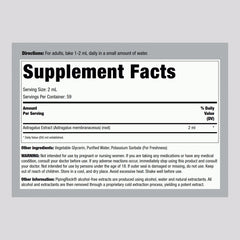 Piping Rock Astragalus tincture dropper for precise dosing.