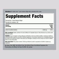 Piping Rock Beta Carotene softgels label closeup showing potency and non-GMO badge.