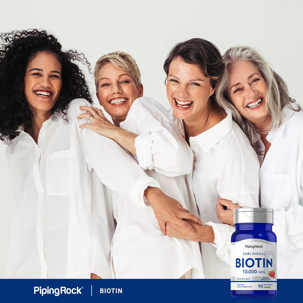 Piping Rock Biotin lab-tested supplement formula for trusted ingredients.