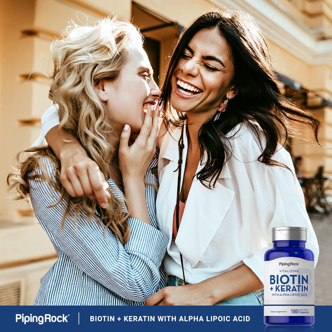 Piping Rock Biotin pack-of-2 for sustained use at home and travel