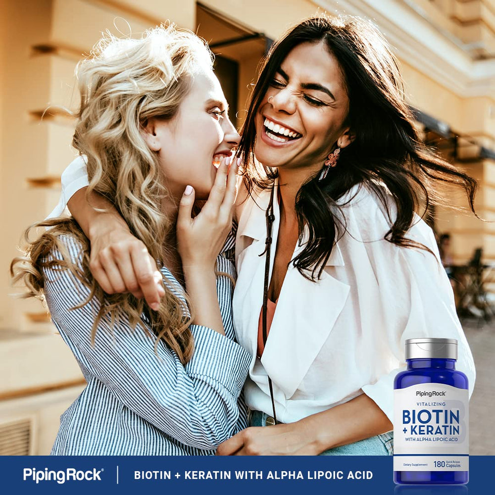 Piping Rock Biotin pack-of-2 for sustained use at home and travel