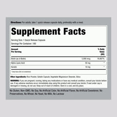 Piping Rock Biotin capsules for easy daily intake in your routine