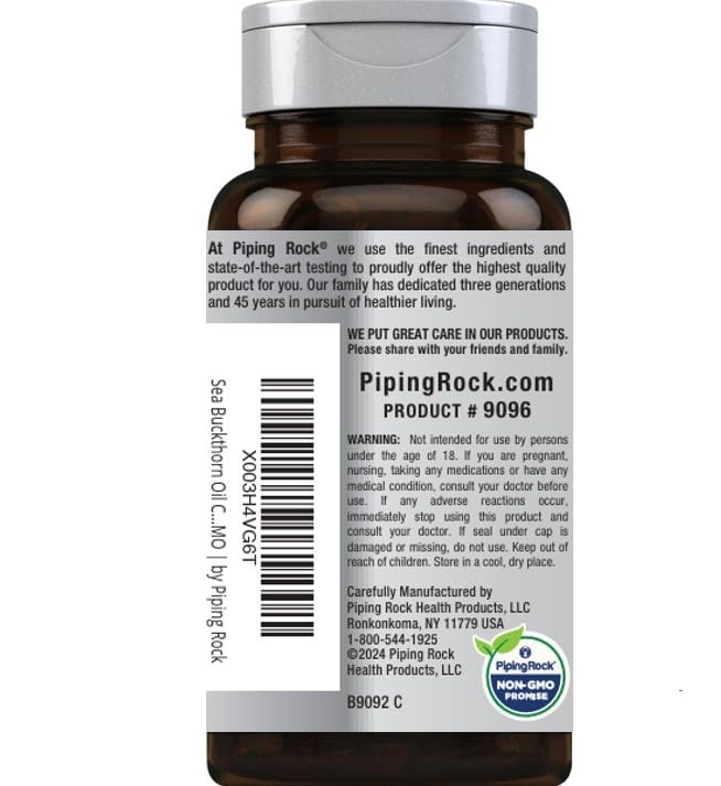Piping Rock bottle and two-pack packaging on a clean surface.