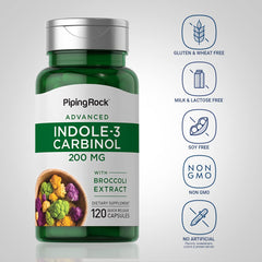 Piping Rock broccoli extract blend visual highlighting cruciferous source.