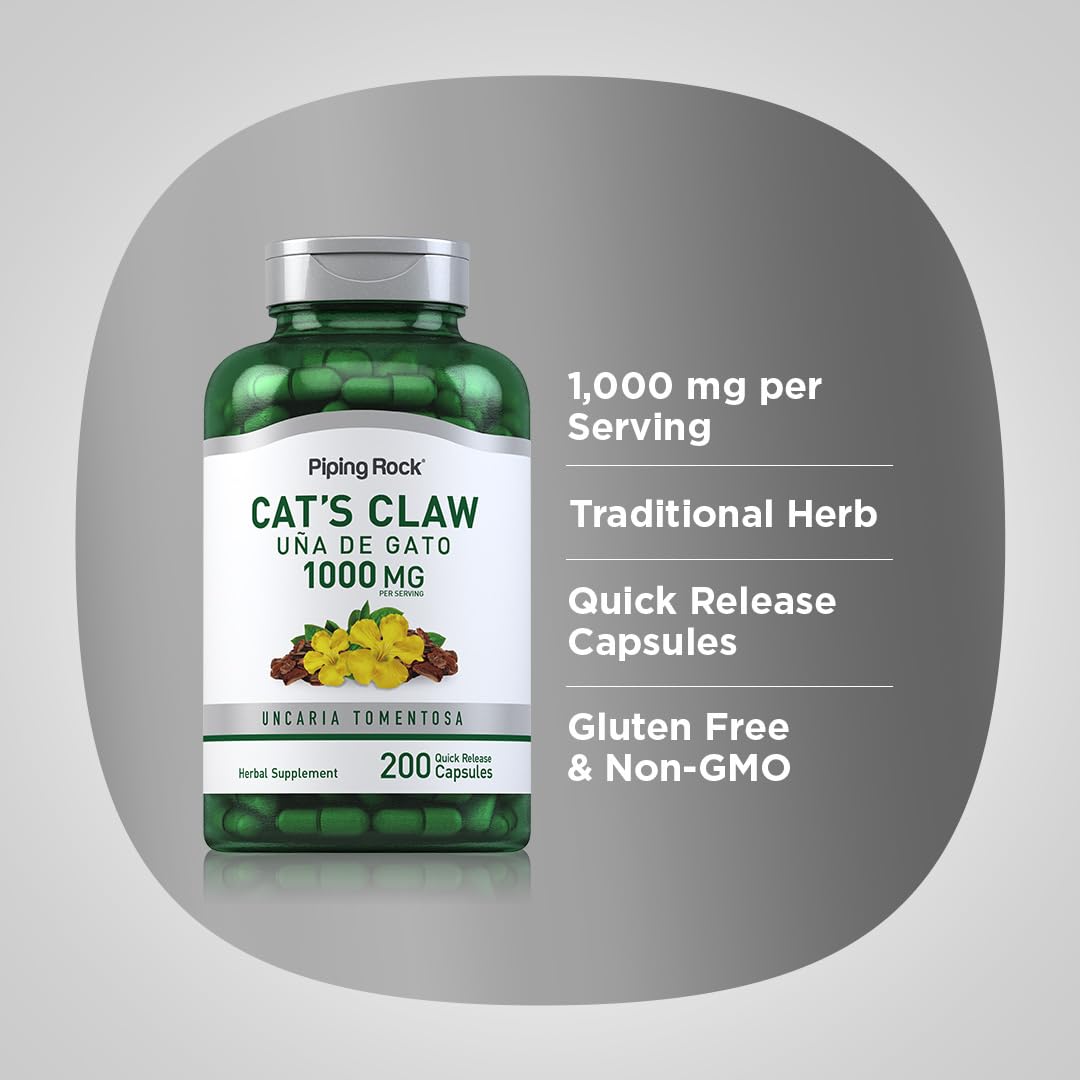 Piping Rock Cats Claw pack emphasizes two-pack value and convenience.