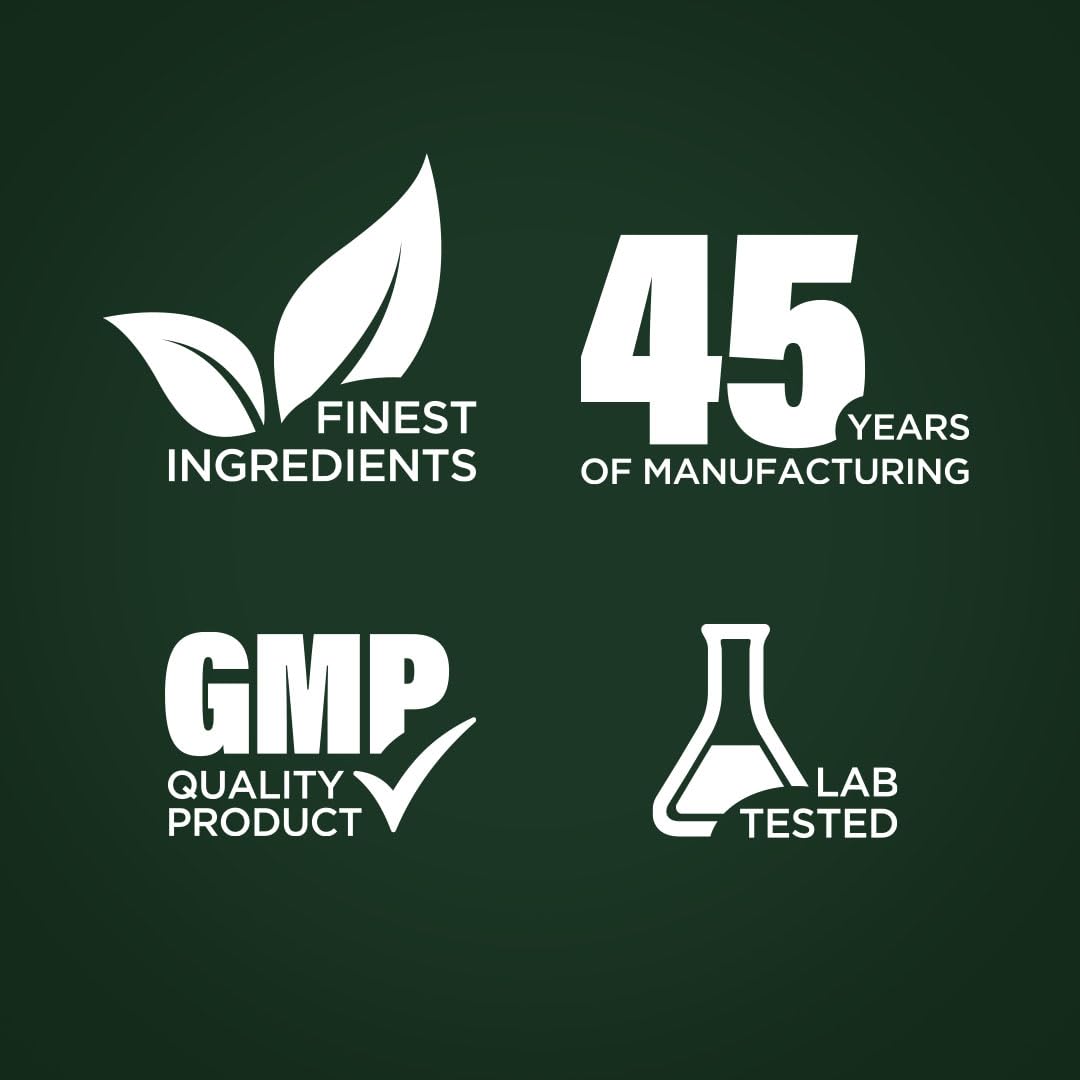 Ingredient panel emphasizes trusted sourcing and laboratory-tested quality