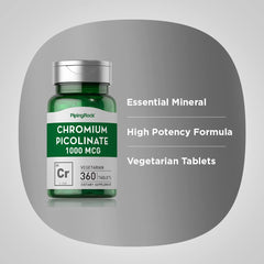 Piping Rock chromium bottle packaging box showing clear label and value