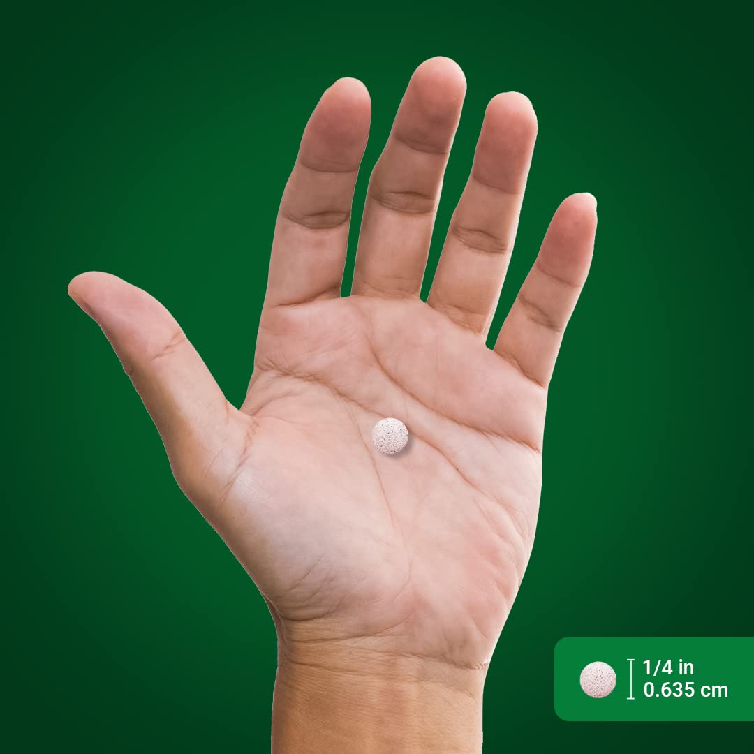 Piping Rock chromium bottle stacked demonstrates easy daily intake.