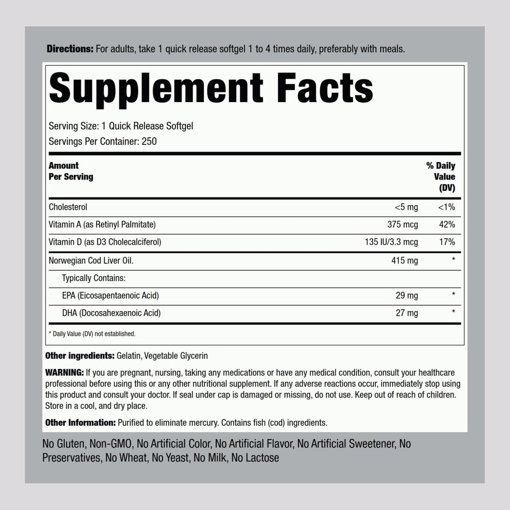 Close-up of Piping Rock softgels capsules for convenient daily use.