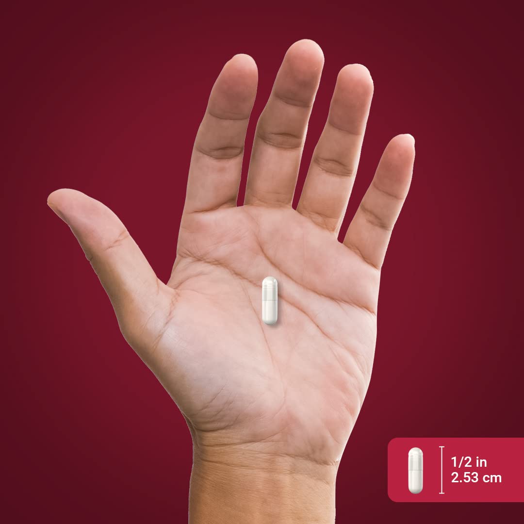 Piping Rock Capsules beside a bottle illustrate easy daily intake.
