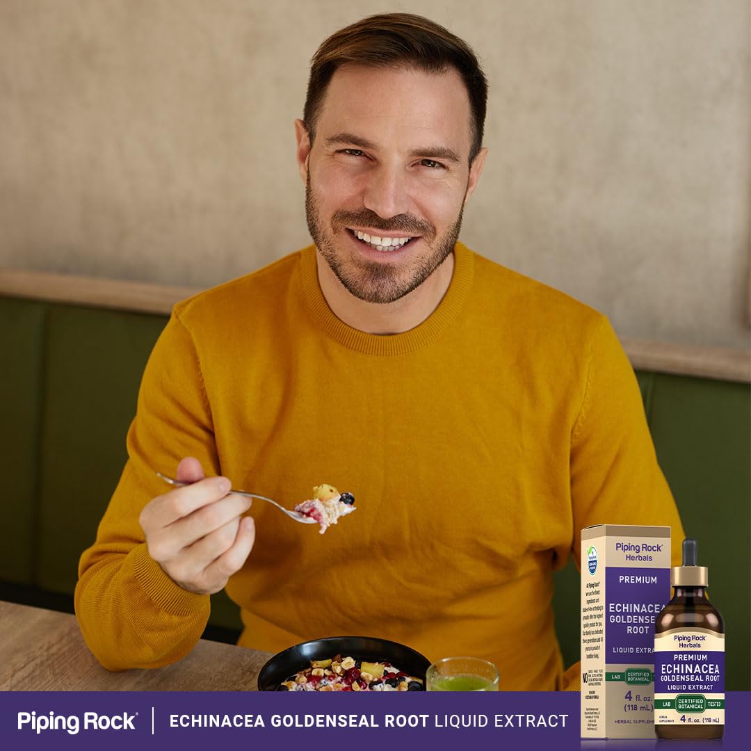 Piping Rock packaging highlights vegetarian and gluten-free formula.