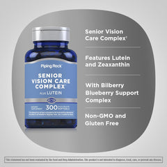 Piping Rock bilberry extract close-up highlights natural compounds for eye support.