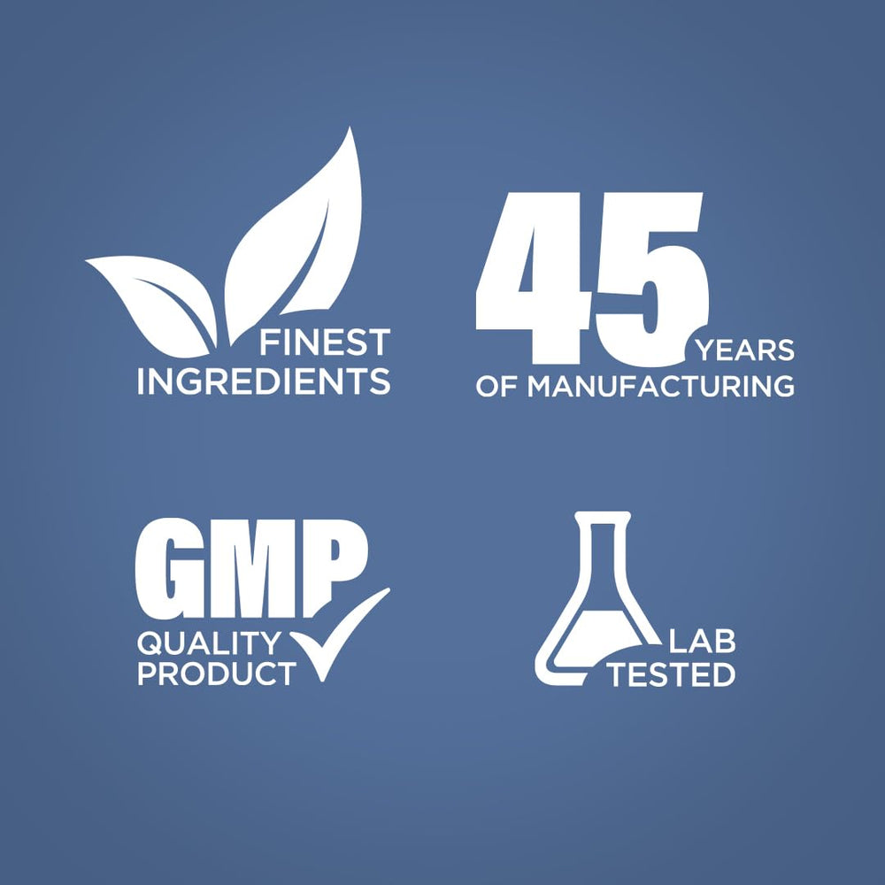 Piping Rock gluten-free non-GMO seal on bottle.