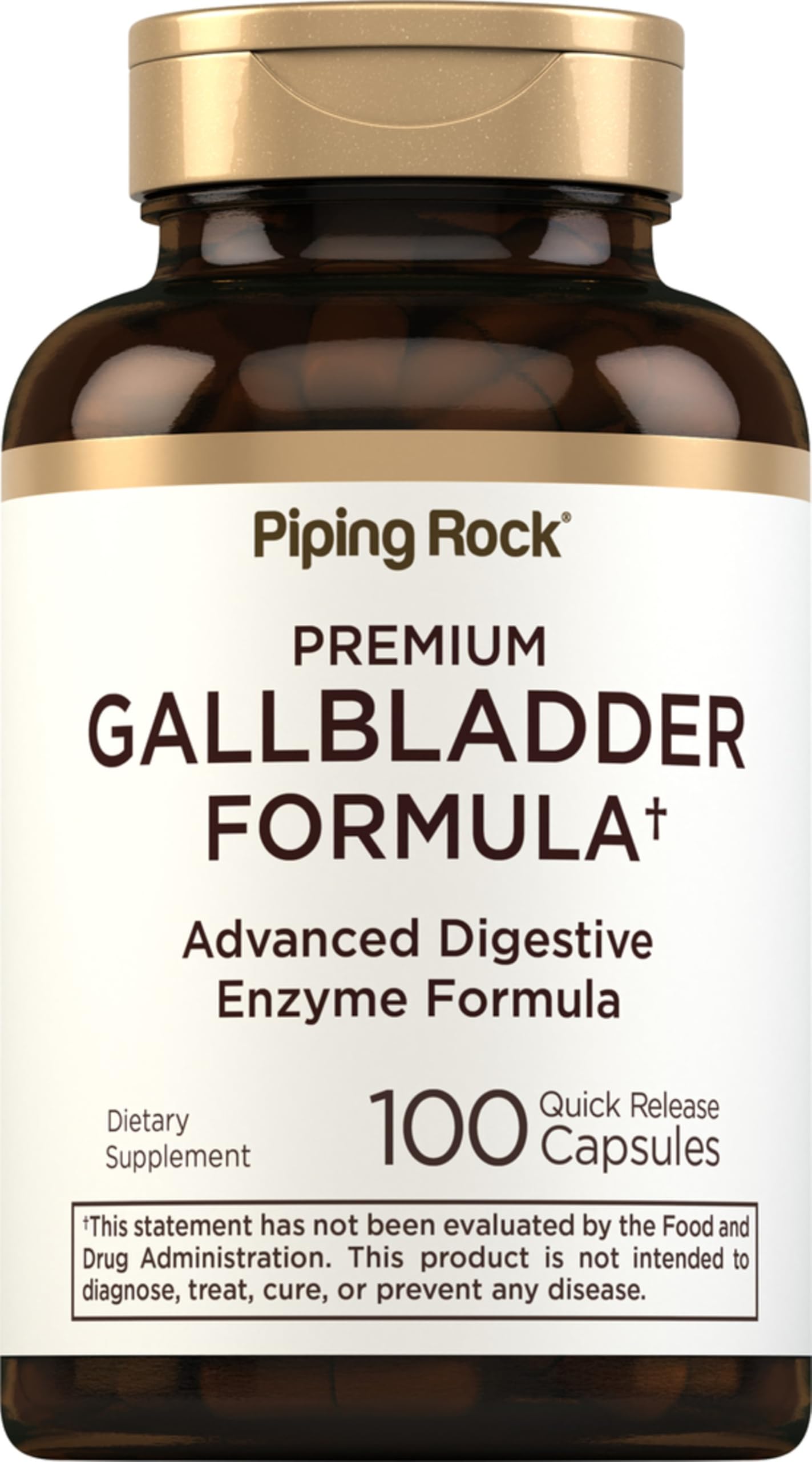 Piping Rock Gallbladder Supplement bottle for daily digestive support