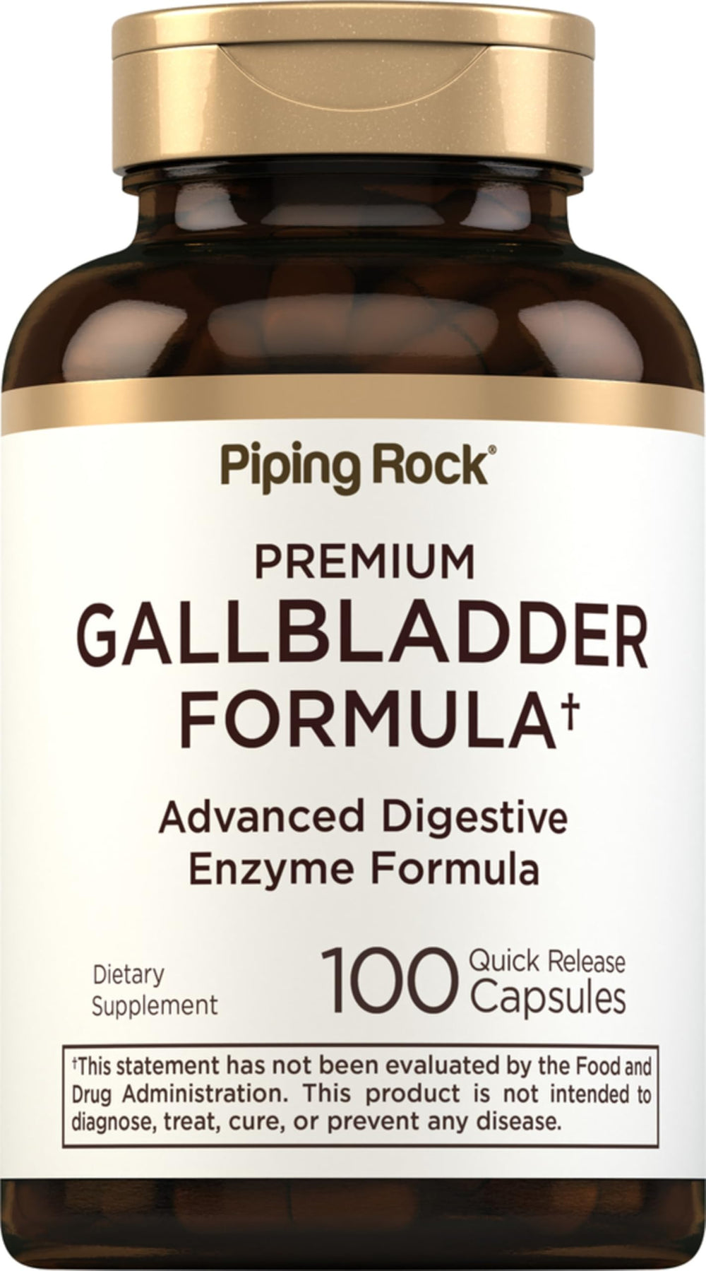 Piping Rock Gallbladder Supplement bottle for daily digestive support