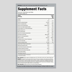 Piping Rock bottle back shows supplement facts and biotin 5000 mcg details