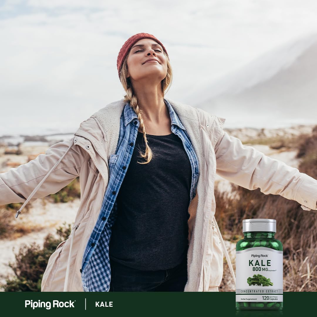 Piping Rock kale extract packaging set highlights value and convenience for busy lifestyles