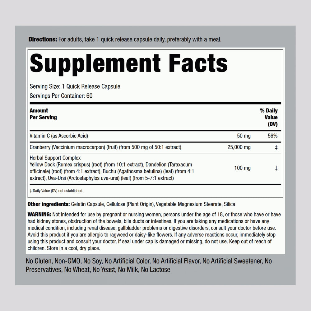 Piping Rock Kidney Support capsules ready for daily use
