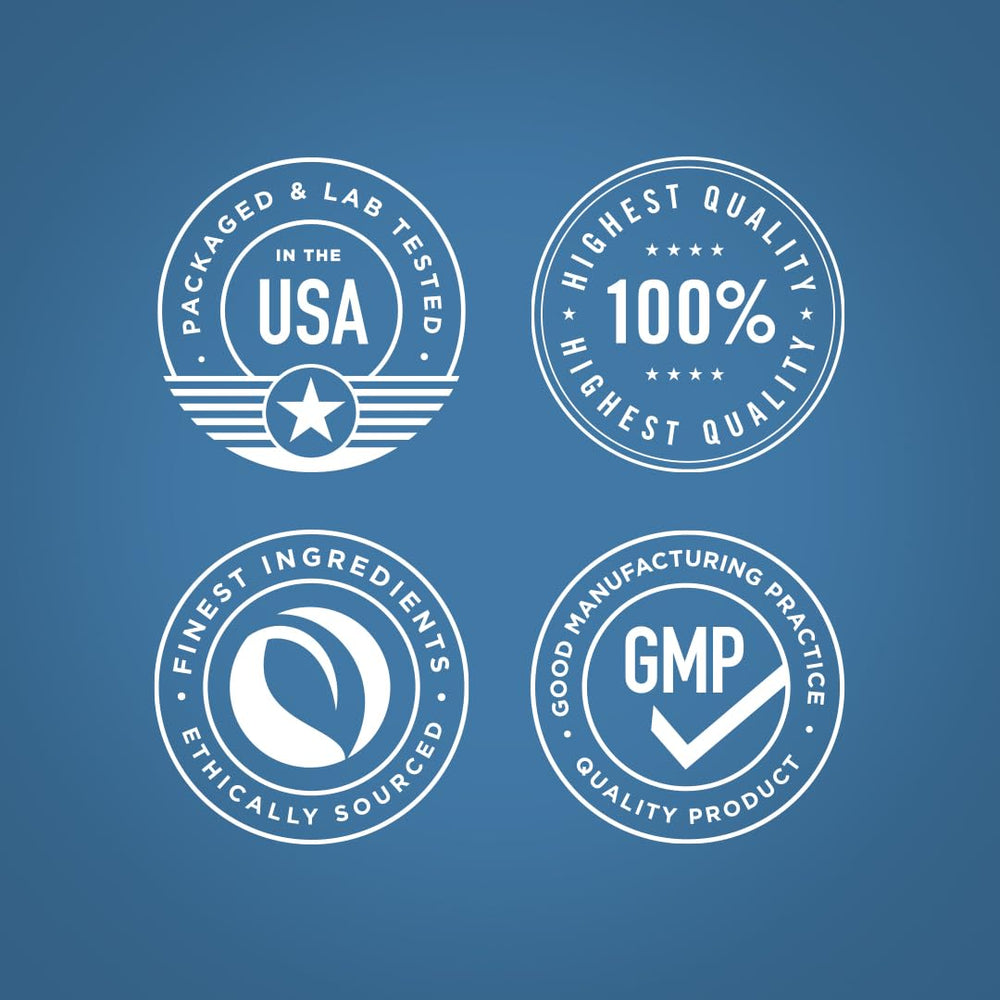 Piping Rock lab-tested seal on packaging for trusted ingredients