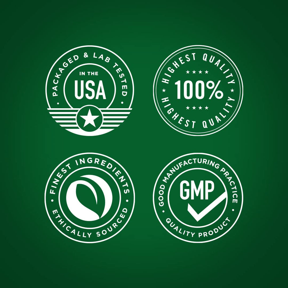 Piping Rock lab-tested seal on packaging indicating trusted ingredients.